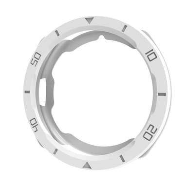 Veske og skjermbeskytter til Samsung Galaxy Watch 4/5 40 mm Hvit