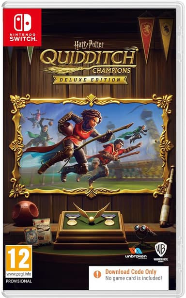 Harry Potter: Quidditch Champions-Deluxe Edition Code in Box (Switch)