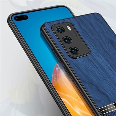 Støtsikkert mobildeksel med tremotiv til Huawei P40 Pro+