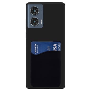 Silikon deksel med kortholder Motorola G35 - Svart