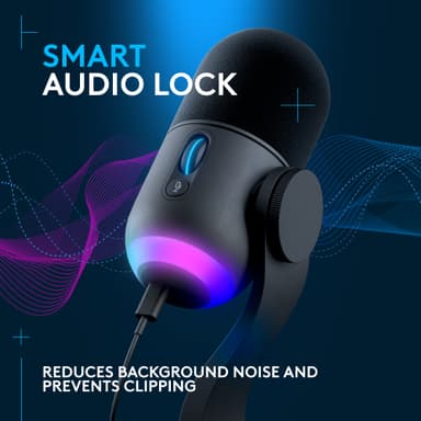 Logitech G YetiCaster GX mikrofon og armsett (sort)