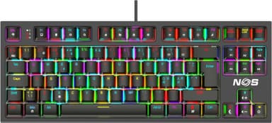 NOS C350 Gaming tastatur V2 RGB TKL
