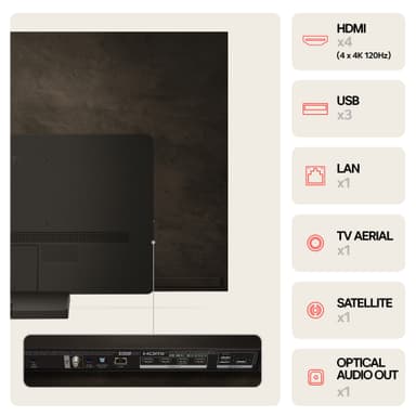 LG 65" C4 4K OLED evo TV (2024)