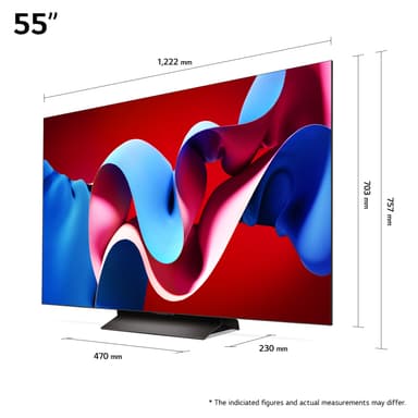LG 55" C4 4K OLED evo TV (2024)