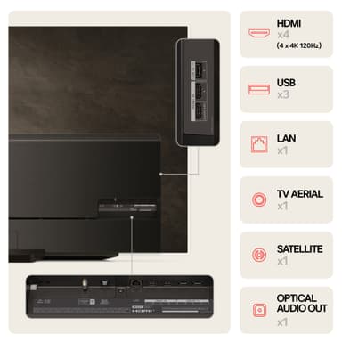 LG 83" C4 4K OLED evo TV (2024)