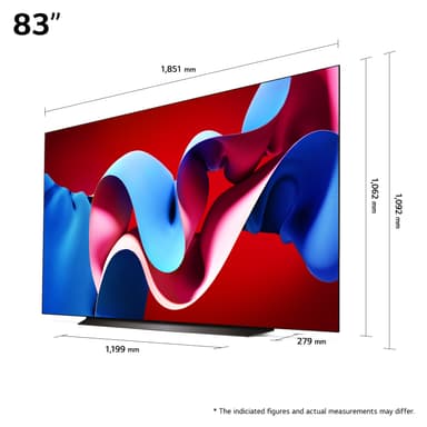 LG 83" C4 4K OLED evo TV (2024)