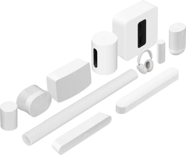 Sonos Sub 4 trådløs subwoofer (hvit)