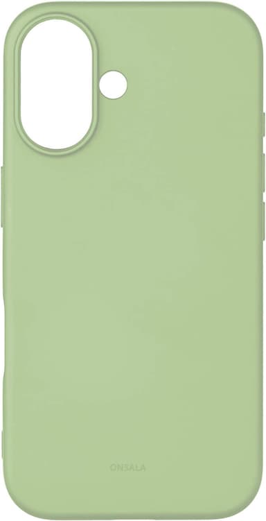 Onsala iPhone 16 silikondeksel (lime)