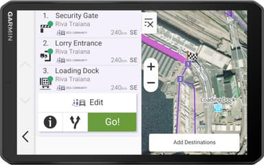Garmin dēzl LGV820 lastebil-GPS