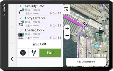 Garmin dēzl LGV1020 lastebil-GPS
