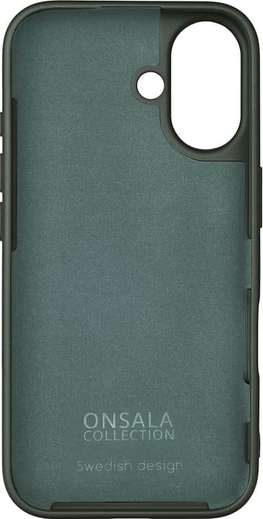 Onsala iPhone 16 silikondeksel (olivengrønn)