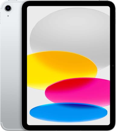 iPad 10,9" (10. gen) 256GB WiFi + Cellular (sølv)