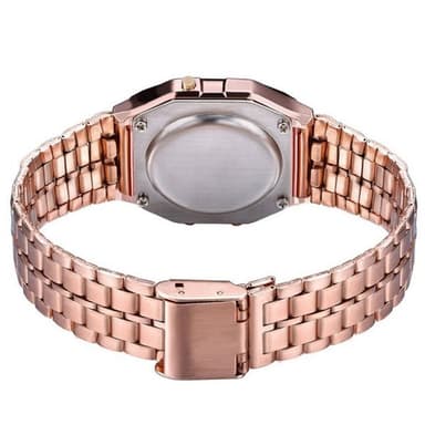 Classic  Quartz LED Digital Herreklokke