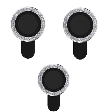 Telefon Kamera Lens Protector 3-Pack Sølv
