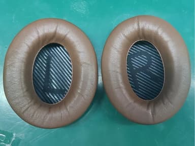 Øreputer for Bose QC35 Ekte skinn Kaki