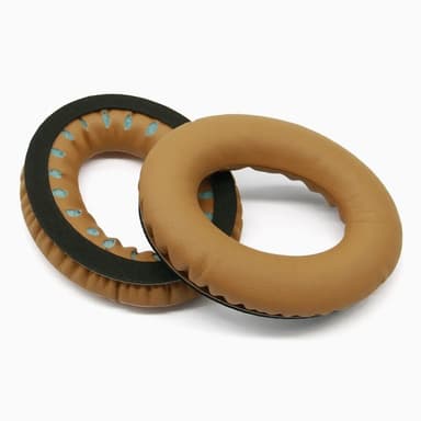 Øreputer for Bose QC35 Ekte skinn Kaki