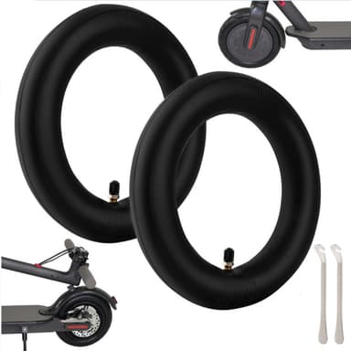2-Pack 8,5 tommer E Scooter Dekk Erstatningsrør med 2 dekkjern for Xiaomi M365