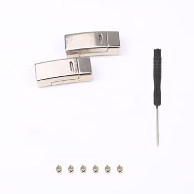 Elastisk No Tie sko lisser for joggesko, magnetiske sko strenger Hvit