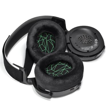 Øreputer for SteelSeries Arctis Prime/1/3/5/7/9/9X/Pro myk plysj Grønn