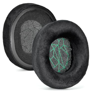 Øreputer for SteelSeries Arctis Prime/1/3/5/7/9/9X/Pro myk plysj Grønn