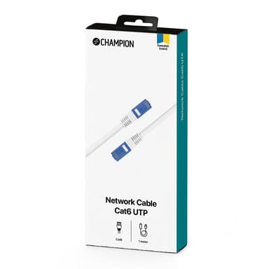 Nettverkskabel CAT6 UTP 1.0m