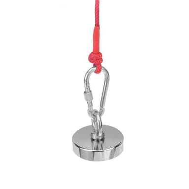 Metalldetektor Neodymmagnet med tau 10 m / 30 kg