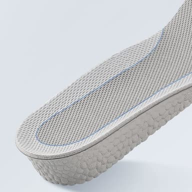 2,5 cm forhøyende innleggssåle usynlig unisex forhøyede puteputer XXL