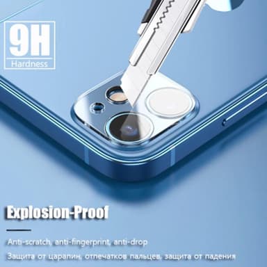 Objektivdeksel til iPhone 11-kamera i herdet glass, 2-pakning