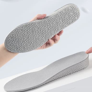 2,5 cm forhøyende innleggssåle usynlig unisex forhøyede puteputer XXL