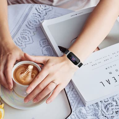Klokkereim for Fitbit Inspire 3 Nylon Sort