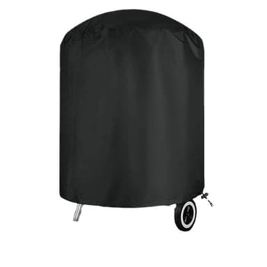 Rundt grilltrekk, 58 X 77 cm Sort