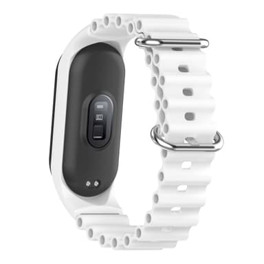 Klokkereim Mi Band 5/6/7 Hvit