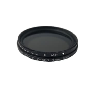 Variabelt ND2-ND400 ND linsefilter justerbart filter med nøytral tetthet  37 mm