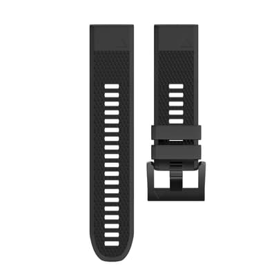 Armbånd til Garmin klokker 22 mm Silikon Svart