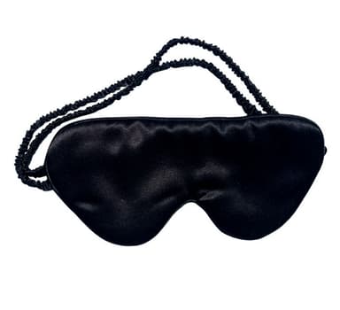 100 % Mulberry Silk Sleep Mask øyemaske Sort