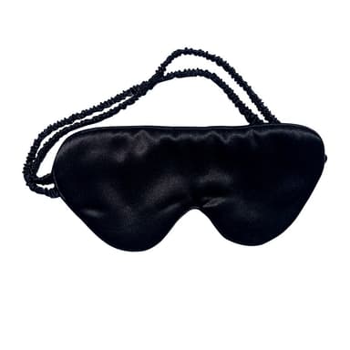 100 % Mulberry Silk Sleep Mask øyemaske Sort