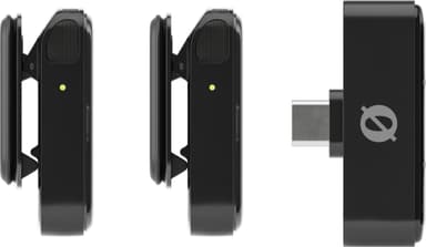 Røde Wireless Micro mikrofon og mottaker sett (USB-C, sort)