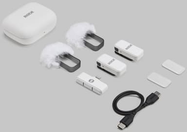 Røde Wireless Micro mikrofon og mottaker sett (Lightning, hvit)