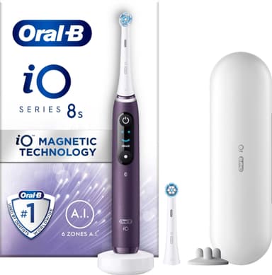 Oral-B iO 8s elektrisk tannbørste 387064 (fiolett)