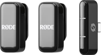 Røde Wireless Micro mikrofon og mottaker sett (USB-C, sort)