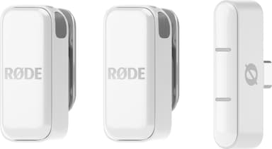 Røde Wireless Micro mikrofon og mottaker sett (USB-C, hvit)