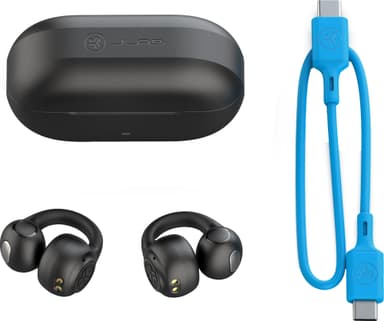 JLab Flex helt trådløse in-ear hodetelefoner (sort)
