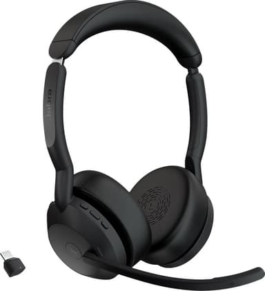 Jabra Evolve2 55 Link380c MS stereoheadsett (sort)