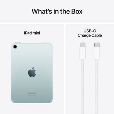 iPad mini A17 Pro Wi-Fi + Cellular 128GB (blå)