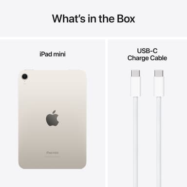 iPad mini A17 Pro Wi-Fi 512GB (stjerneskinn)