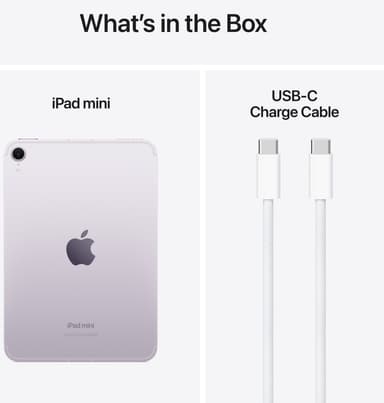 iPad mini A17 Pro Wi-Fi + Cellular 256GB (lilla)