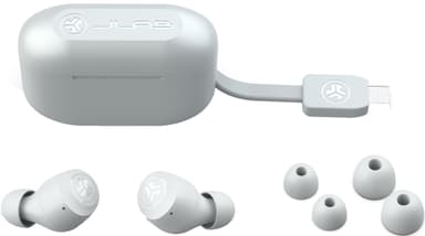 JLab Go Air Pop helt trådløse in-ear hodetelefoner (skyhvit)