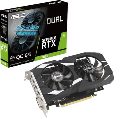 ASUS GeForce RTX 3050 DUAL OC graphics card (6 GB GDDR6)