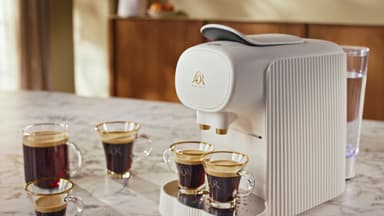 L'OR Barista Alessi kapselmaskin 4071587 (hvit)