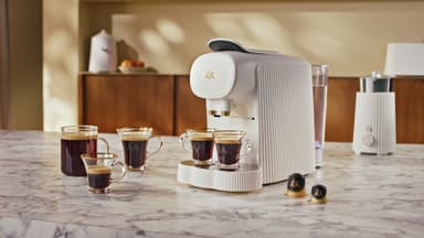 L'OR Barista Alessi kapselmaskin 4071587 (hvit)